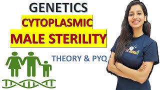 Cytoplasmic Male Sterility I CMS I Theory and PYQ I Inheritance Biology I Genetics I CSIRNET I GATE [upl. by Llerrut874]