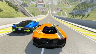 High Speed Jump Crashes Beamng Drive Compilation 16 BeamNG Drive Crashes [upl. by Sydelle]