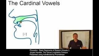 PHO107  Basic Segments of Speech Vowels I [upl. by Gristede]