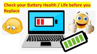 How to Check Laptop Battery health  Life status using windows command prompt  HarishNShetty0107 [upl. by Tezzil]