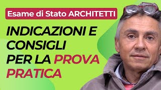 Prova pratica Esame di Stato Architetti 2024 consigli [upl. by Ayim]