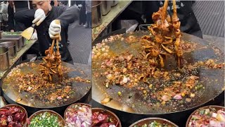 A very delicious street food teppanyaki the owner can make 5000 a day [upl. by Lundquist279]