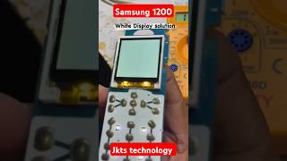 Samsung 1200 white display problem quick solution  mobile white display problem repair shorts [upl. by Ainsley633]