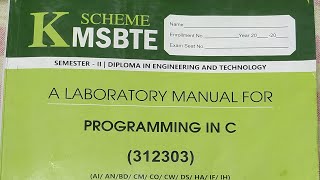 312303  programming in c  lab manual answer  all practical answers  solved lab manual answer [upl. by Ibrik]