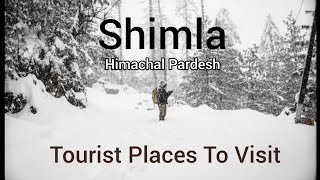 Shimla himachal pradesh। Mall road shimla। live snowfall in shimla। Shimla snowfall 2024। [upl. by Eiralam978]