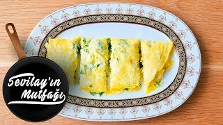 Peynirli Maydanozlu Omlet Nasıl Yapılır  Peynirli Maydanozlu Omlet Tarifi [upl. by Jeanine]