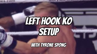 Left Hook KO Setup  Tyrone Spong [upl. by Firooc]