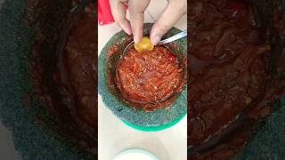 Sambal belacan padu💖 cooking food masakmasak sambalbelacan shorts [upl. by Sarette]