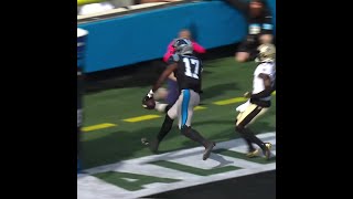 Xavier Legette catches for a 3yard Touchdown vs New Orleans Saints [upl. by Neelsaj724]