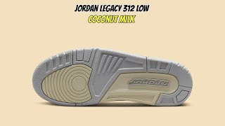 Jordan Legacy 312 Low Coconut Milk [upl. by Kilah]