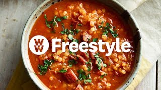 RECIPE Red lentil amp chorizo soup  WW UK [upl. by Laius]