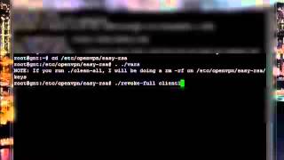 Revoke OpenVPN User Permissions In Ububtu 1204 [upl. by Nnylarat590]