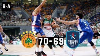 Panathinaikos  Anadolu Efes 7069  Full Highlights  Pavlos Giannakopoulos Tournament  24092023 [upl. by Ybbed]