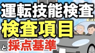 高齢者の新たな実技試験「運転技能検査」の検査項目と採点基準 [upl. by Arykat]