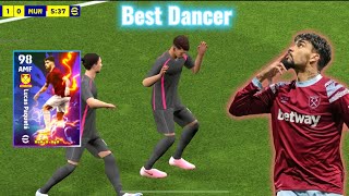 Lucas Paquetá  Best Dancing Player in Efootball  Efootball 2024 [upl. by Fabi261]