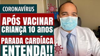 CRIANÇA 10 ANOS sofreu uma parada cardíaca 12 horas após receber a dose pediátrica da vacina Pfizer [upl. by Nadoj33]