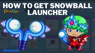 SNOWBALL LAUNCHER WINTERFEST 2022 Prodigy Snowball launcher How to get a Snowball launcher [upl. by Eta374]