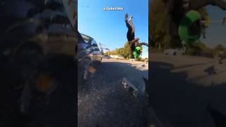 Biker Crashed and Went Flying [upl. by Amlus]