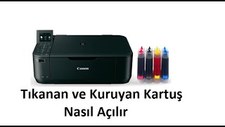 Tıkanan ve kuruyan kartuş nasıl açılıryazıcı kartuş temizliği ve resetleme nasıl yapılır [upl. by Suneya]