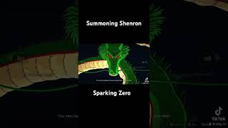 SUMMONING SHENRON🐉 SPARKING ZERO [upl. by Llenehs211]