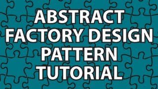 Abstract Factory Design Pattern [upl. by Ainesy885]