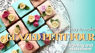 Glazed Petit Four  Simple and Easy  Tesda Training  July Gaceta [upl. by Ramses175]