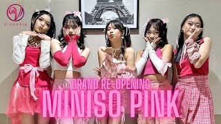 VISCARIA for MINISO PINK Grand Reopening at Trans Studio Mall Makassar 23des23 [upl. by Anyek]