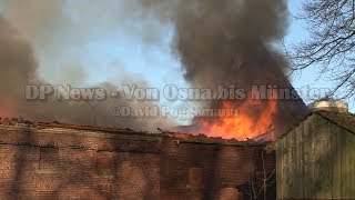 Ostbevern Bauernhofbrand  22032019 [upl. by Arannahs]