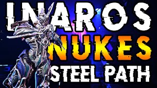 INAROS NUKES Steel Path  Ability Nuke Inaros Build  Elemental Sandstorm INAROS BUFF [upl. by Merriman]