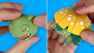 Squash Clays Pokémon Clay Art  Shiny Gigantamax Venusaur [upl. by Cohin]