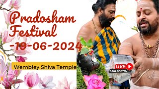 Watch Live Pradosham Festival 19062024Wembley Shiva TempleLondon [upl. by Enawyd]