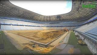 FC Bayern München  Umbau der Allianz Arena 2014 mit heiler [upl. by Darnok]