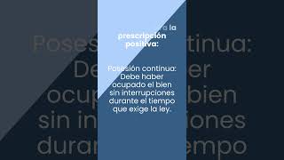 ¿Qué es la prescripción positiva [upl. by Adnat]