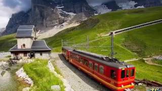 Jungfrau Railway Switzerland  The Highest Mountain Railway Station in Europe [upl. by Paymar669]