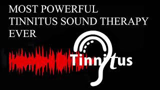 MOST POWERFUL TINNITUS SOUND THERAPY EVER Tinnitus Treatment Ringing in ears Tinnitus Masking Sounds [upl. by Cooperman]