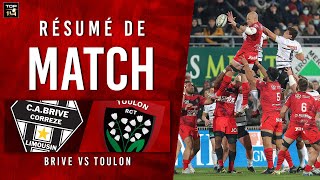 Résumé BriveToulon TOP14 J19 [upl. by Glarum]