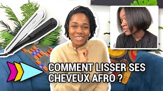 COMMENT LISSER SES CHEVEUX AFRO [upl. by Imiaj285]