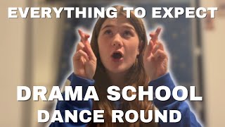 EVERYTHING TO EXPECT FROM A DRAMA SCHOOL AUDITION DANCE ROUND [upl. by Sinnek]