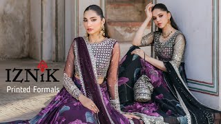 Iznik Printed Formals 2024  Iznik Unstitched Printed Embroidered Formal Collection 2024 [upl. by Raynata]