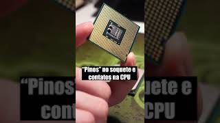 Diferenças físicas entre CPUs Intel e AMD [upl. by Seavey952]