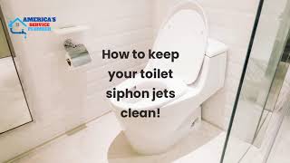 How to keep your toilet siphon jets clean [upl. by Adnaw380]