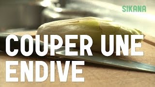 Couper Une Endive  Cuisiner des légumes [upl. by Arondel110]