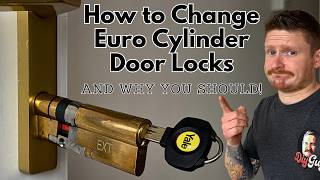 How to Change a Euro Cylinder Door Lock and How to Avoid Lock Snapping [upl. by Atinauj]