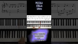 PICCOLA STELLA di Ultimo Piano tutorial per principianti ultimo piccolastella pianotutorial [upl. by Niajneb]