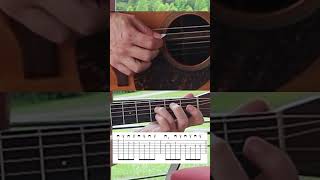 Billy StringsDust In A Baggie lick slowed down w tabs acousticguitar billystrings [upl. by Evadnee]