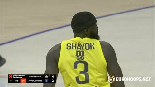 Fenerbahce Beko Istanbul  Anadolu Efes Istanbul 8489 Marial Shayok Career High with 18 points [upl. by Murdocca399]