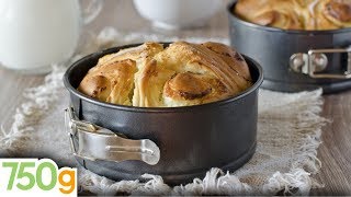 Recette de Brioche feuilletée au beurre  750g [upl. by Yenattirb329]