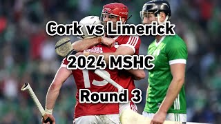 Cork vs Limerick 2024 Munster Senior Hurling Championship Round Robin Full Match [upl. by Iztim]