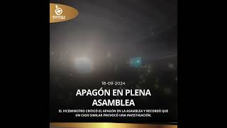 Apagón en plena Asamblea 🚨 [upl. by Anilrats876]