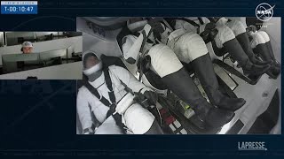 Spazio quattro astronauti si dirigono verso la Stazione Spaziale Internazionale [upl. by Tarton98]